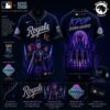 Boston Red Sox MLB x KPop Demon Hunters Night Edition Jersey Boston Red Sox MLB x KPop Demon Hunters Night Edition Jersey