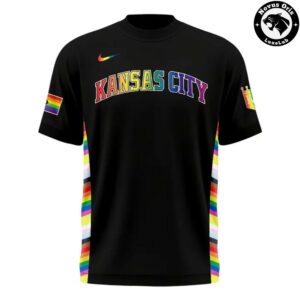Kansas City Royals Pride Night Progress Rainbow Flag Limited Edition T Shirt 2