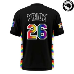 Kansas City Royals Pride Night Progress Rainbow Flag Limited Edition T Shirt 3