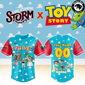 Lake Elsinore Storm x Toy Story Night Pixar Cartoon Custom Baseball Jersey 2