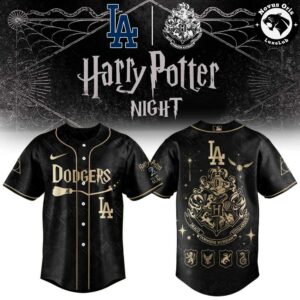 Los Angeles Dodgers x Harry Potter Night 25th Anniversary Hogwarts Jersey