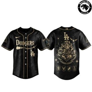 Los Angeles Dodgers x Harry Potter Night 25th Anniversary Hogwarts Jersey 2