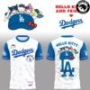 Los Angeles Dodgers x Hello Kitty and Friends 2026 T-Shirt