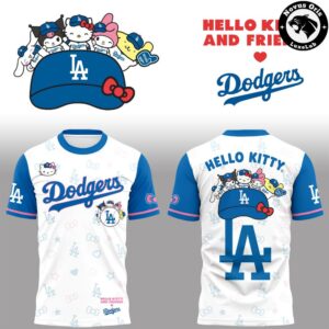 Los Angeles Dodgers x Hello Kitty and Friends 2026 T-Shirt