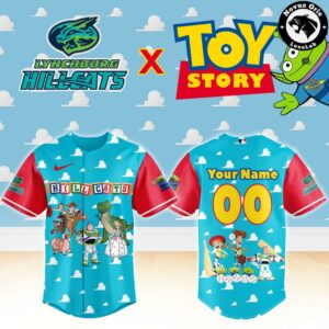 Lynchburg Hillcats x Toy Story Night Pixar Cartoon Custom Baseball Jersey 2