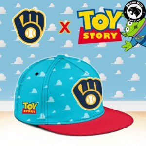 Milwaukee Brewers x Toy Story Night Woody Buzz Lightyear Custom Baseball Jersey 3
