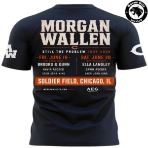 Morgan Wallen Still The Problem Tour 2026 Chicago Limited Edition T Shirt 3