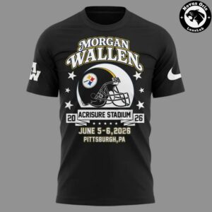 Morgan Wallen x Pittsburgh Steelers Shirt Acrisure Stadium 2026 NFL Football T Shirt 2