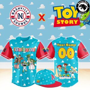 Nashville Sounds x Toy Story Night Woody Buzz Lightyear Custom Baseball Jersey