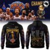 New York Knicks 2026 NBA Finals Champions 3-Time Gold Trophy Hoodie