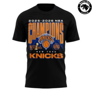 New York Knicks 2026 NBA 3 Time Basketball World Champions T Shirt 5