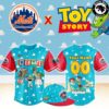 New York Mets x Toy Story Night Woody Buzz Lightyear Custom Baseball Jersey