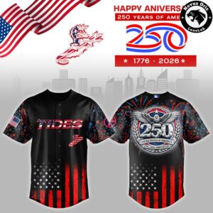 Norfolk Tides 250th Anniversary USA Limited Edition Baseball Jersey