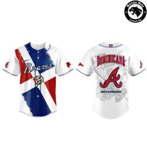Official Atlanta Braves Orgullo Dominicano 2026 Commemorative Baseball Jersey 2