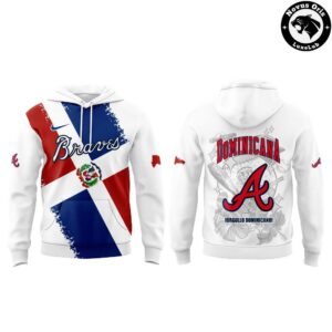 Official Atlanta Braves Orgullo Dominicano 2026 Commemorative Hoodie 2