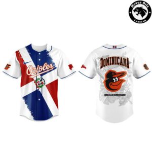 Official Baltimore Orioles Orgullo Dominicano 2026 Commemorative Baseball Jersey 2