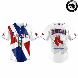 Official Boston Red Sox Orgullo Dominicano 2026 Commemorative Baseball Jersey 2