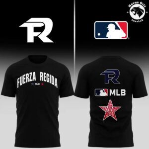 Official Fuerza Regida MLB Collaboration Graphic T-Shirt