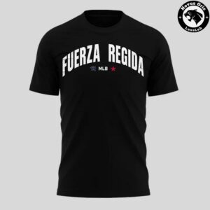Official Fuerza Regida MLB Collaboration Graphic T Shirt 2
