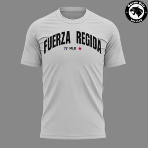Official Fuerza Regida MLB Collaboration Graphic T Shirt 5