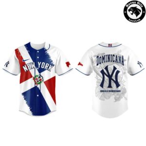 Official New York Yankees Orgullo Dominicano 2026 Commemorative Baseball Jersey 2