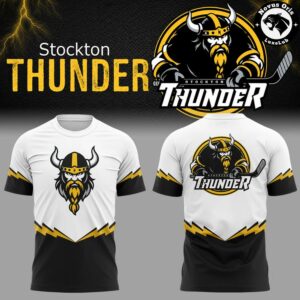 Official Stockton Thunder FPHL 2026 Hockey T Shirt 1