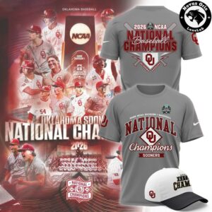 Oklahoma Sooners 2026 MCWS National Champions T Shirt 2