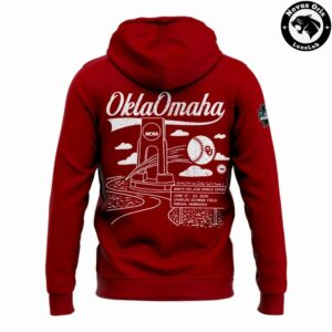 Oklahoma Sooners OklaOmaha 2026 Men College World Series Hoodie 4