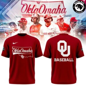 Oklahoma Sooners OklaOmaha 2026 Men College World Series T Shirt 2