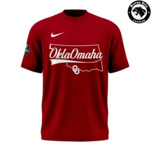 Oklahoma Sooners OklaOmaha 2026 Men College World Series T Shirt 3