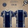 Paris Saint Germain Dior Special Edition Soccer Premium Clothing Luxury Football T-Shirt