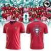Portugal 2026 World Cup Mint Green Wave Soccer Jersey