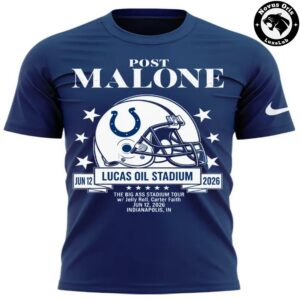 Post Malone Big Ass Stadium Tour 2026 Jelly Roll Carter Faith T Shirt 2