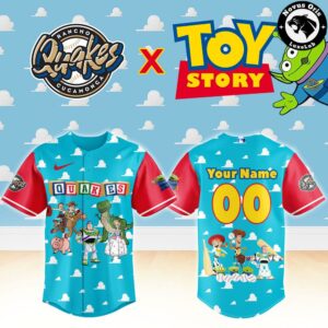 Rancho Cucamonga Quakes x Toy Story Night Pixar Cartoon Custom Baseball Jersey 2