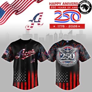 Reno Aces 250th Anniversary USA Limited Edition Baseball Jersey