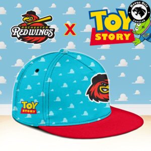 Rochester Red Wings x Toy Story Night Woody Buzz Lightyear Custom Baseball Jersey 2