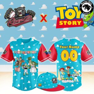 Sacramento River Cats x Toy Story Night Woody Buzz Lightyear Custom Baseball Jersey