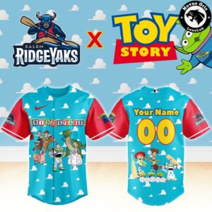 Salem RidgeYaks x Toy Story Night Pixar Cartoon Custom Baseball Jersey 2