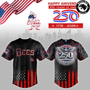 Salt Lake Bees 250th Anniversary USA Limited Edition Baseball Jersey