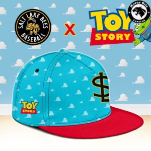 Salt Lake Bees x Toy Story Night Woody Buzz Lightyear Custom Baseball Jersey 3