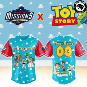 San Antonio Missions x Toy Story Night Personalized Woody Buzz Lightyear Jersey 2
