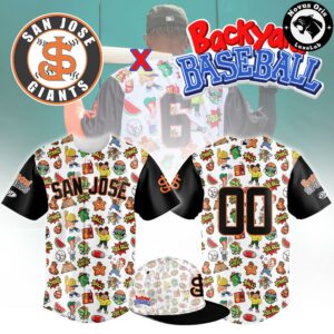 San Jose Giants x Backyard Baseball Special Edition MiLB Merch Jersey