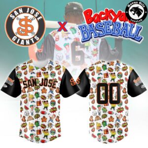 San Jose Giants x Backyard Baseball Special Edition MiLB Merch Jersey 2