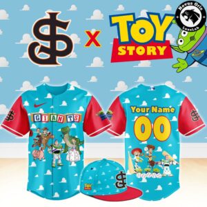 San Jose Giants x Toy Story Night Pixar Cartoon Custom Baseball Jersey
