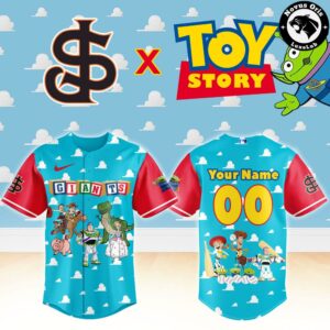 San Jose Giants x Toy Story Night Pixar Cartoon Custom Baseball Jersey 2