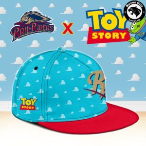 ScrantonWilkes Barre RailRiders x Toy Story Night Woody Buzz Lightyear Custom Baseball Jersey 3
