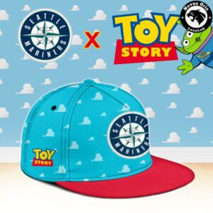 Seattle Mariners x Toy Story Night Woody Buzz Lightyear Custom Baseball Jersey 3