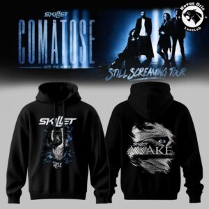 Skillet Band I Need A Hero Comatose 20th Anniversary Tour Hoodie 2