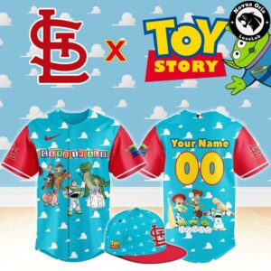 St. Louis Cardinals x Toy Story Night Woody Buzz Lightyear Custom Baseball Jersey
