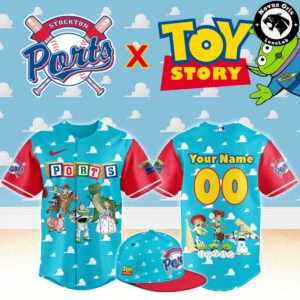 Stockton Ports x Toy Story Night Pixar Cartoon Custom Baseball Jersey